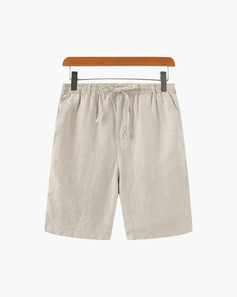 Casablanca - Pantalones cortos premium de lino