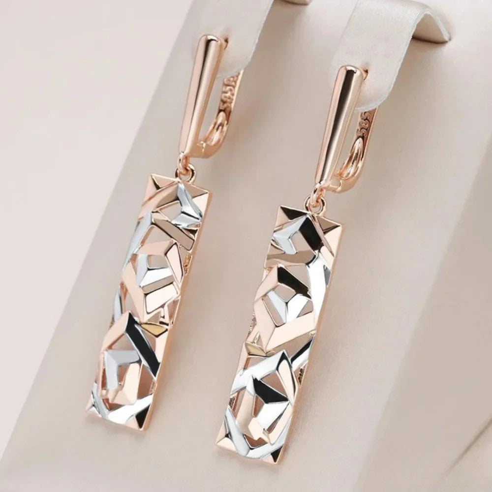 Pendientes rectangulares elegantes