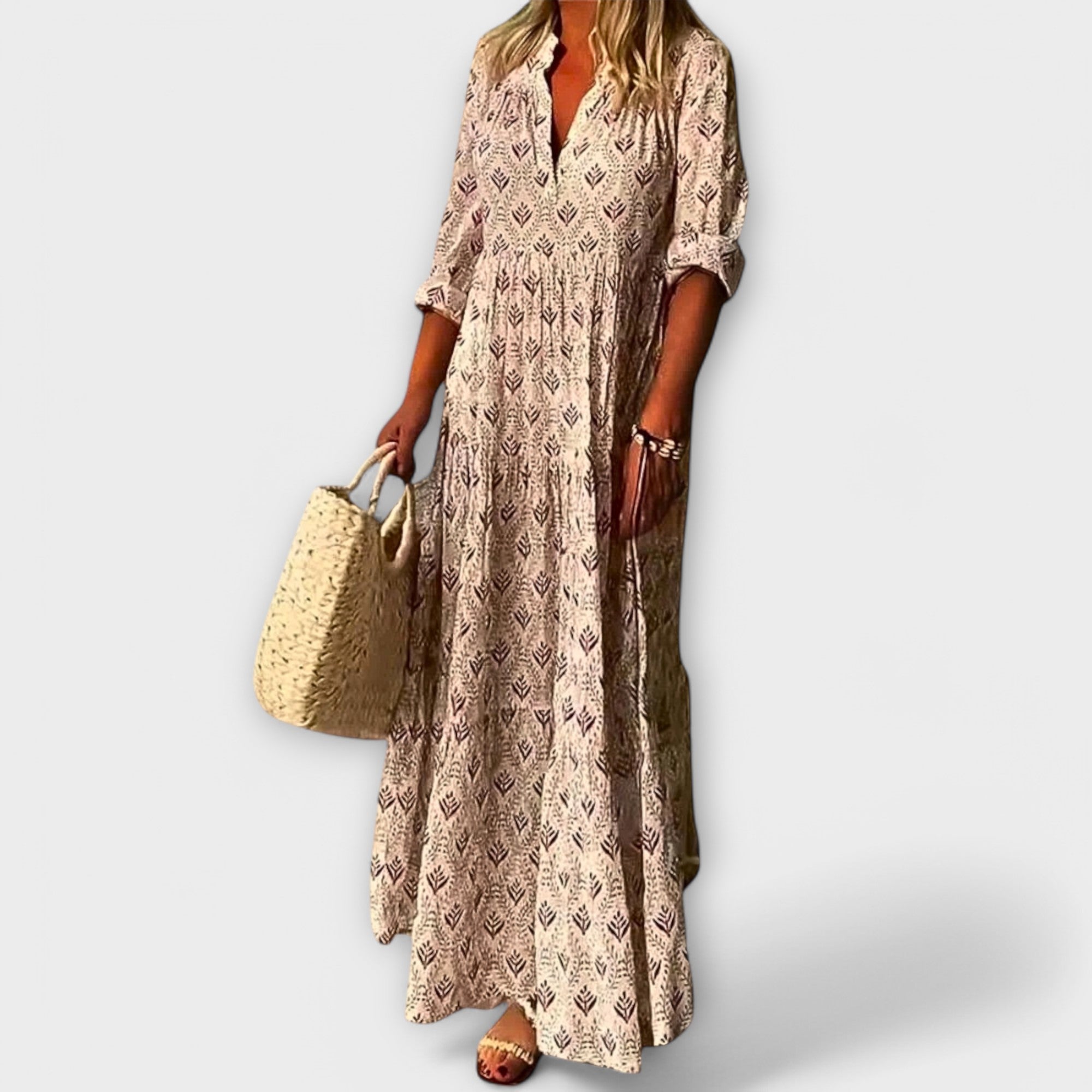 Sera - Stilvolles und bequemes Frühlings-Maxikleid