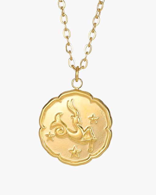 Collar de signo zodiacal - Oro