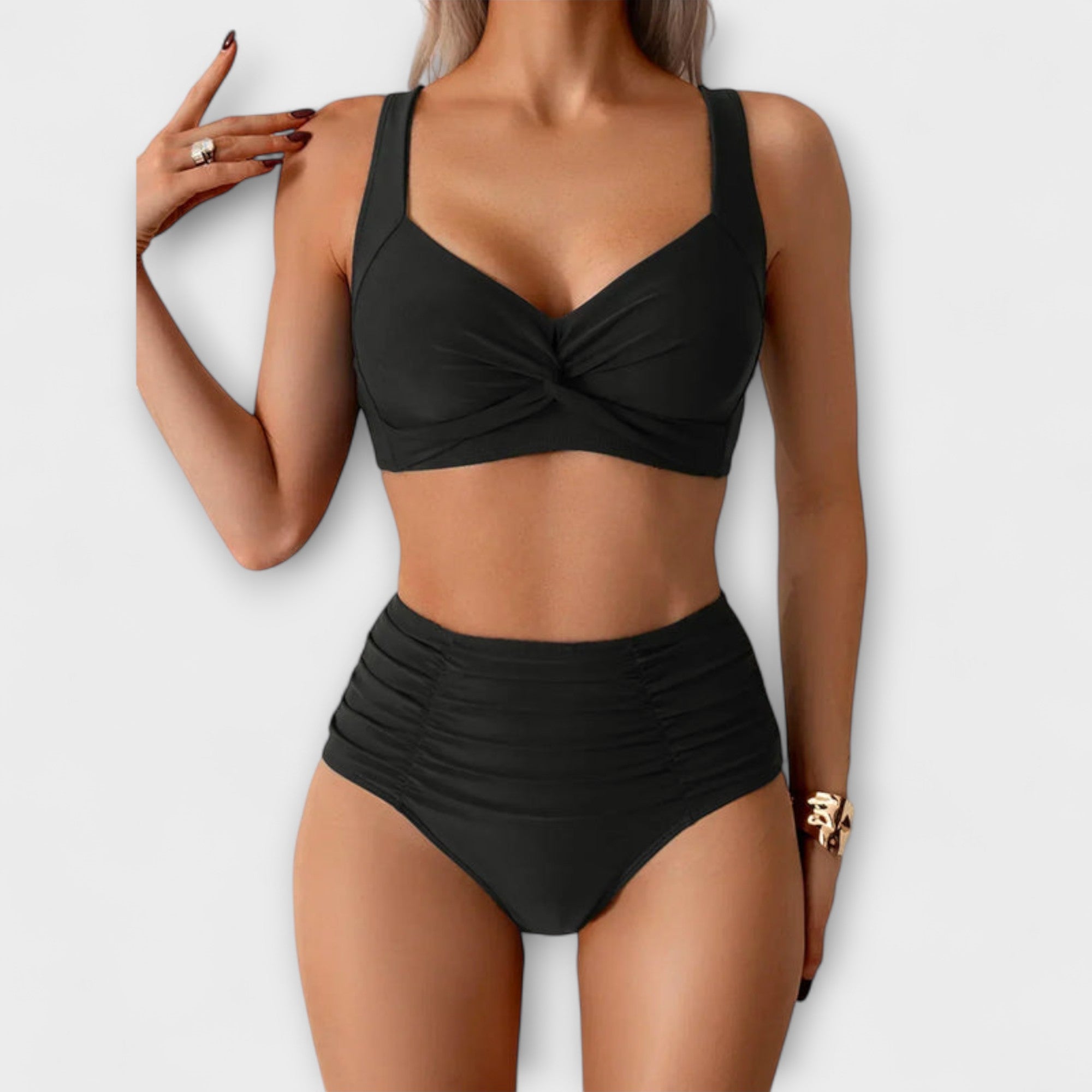 Zoe - Bañador Bandeau con Volantes