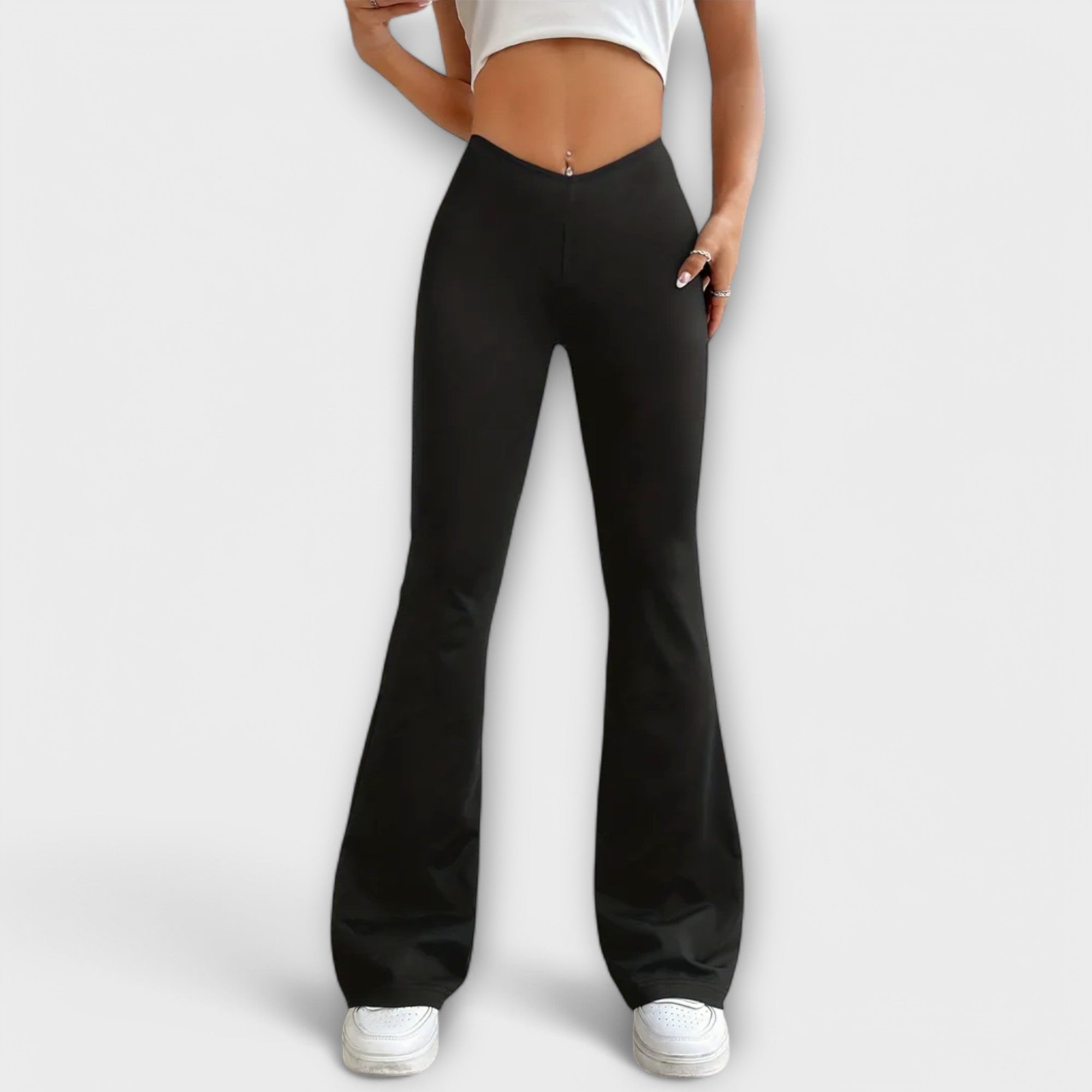 Serena - Locker sitzende Hose mit ausgestelltem Bein
