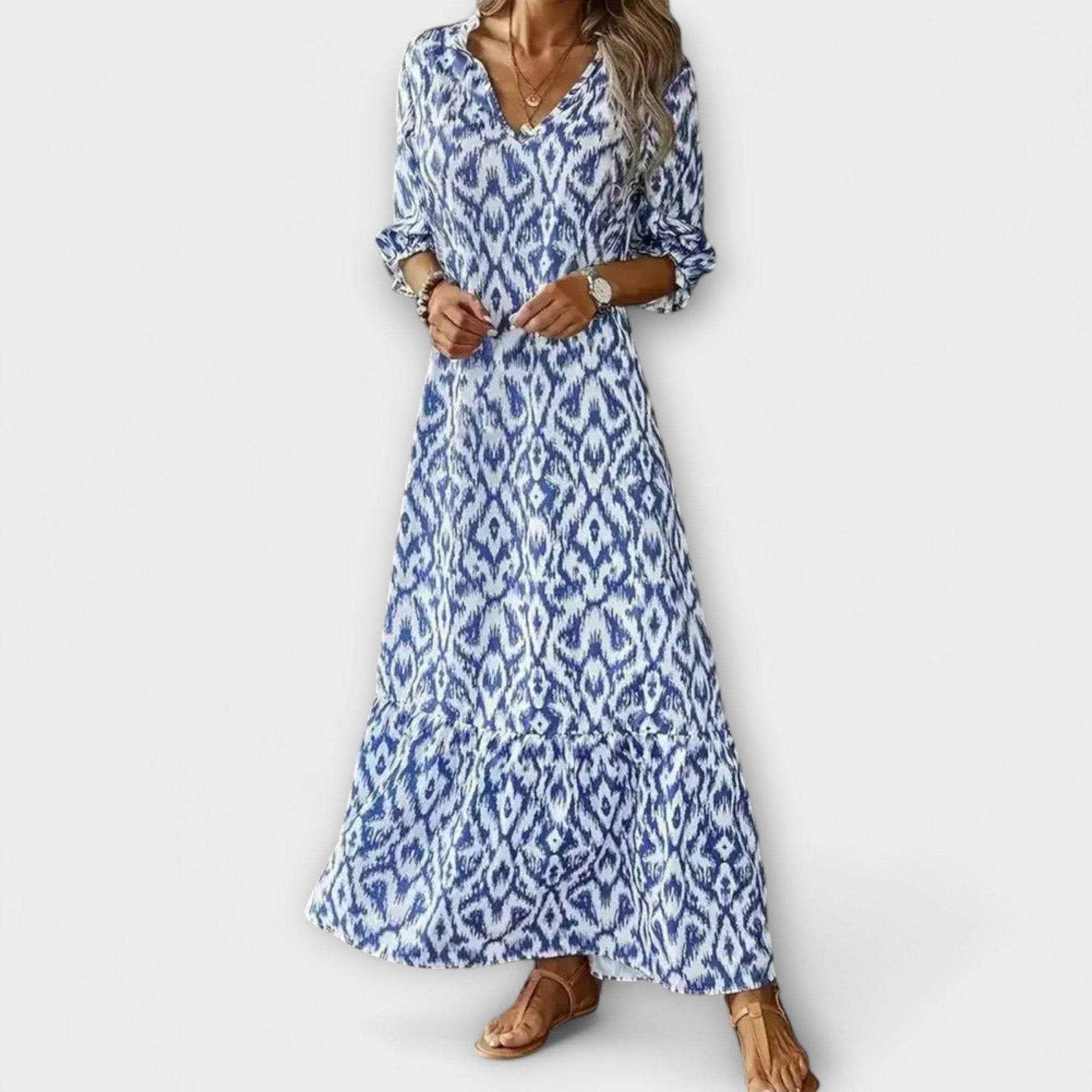 Vestido largo elegante para mujer